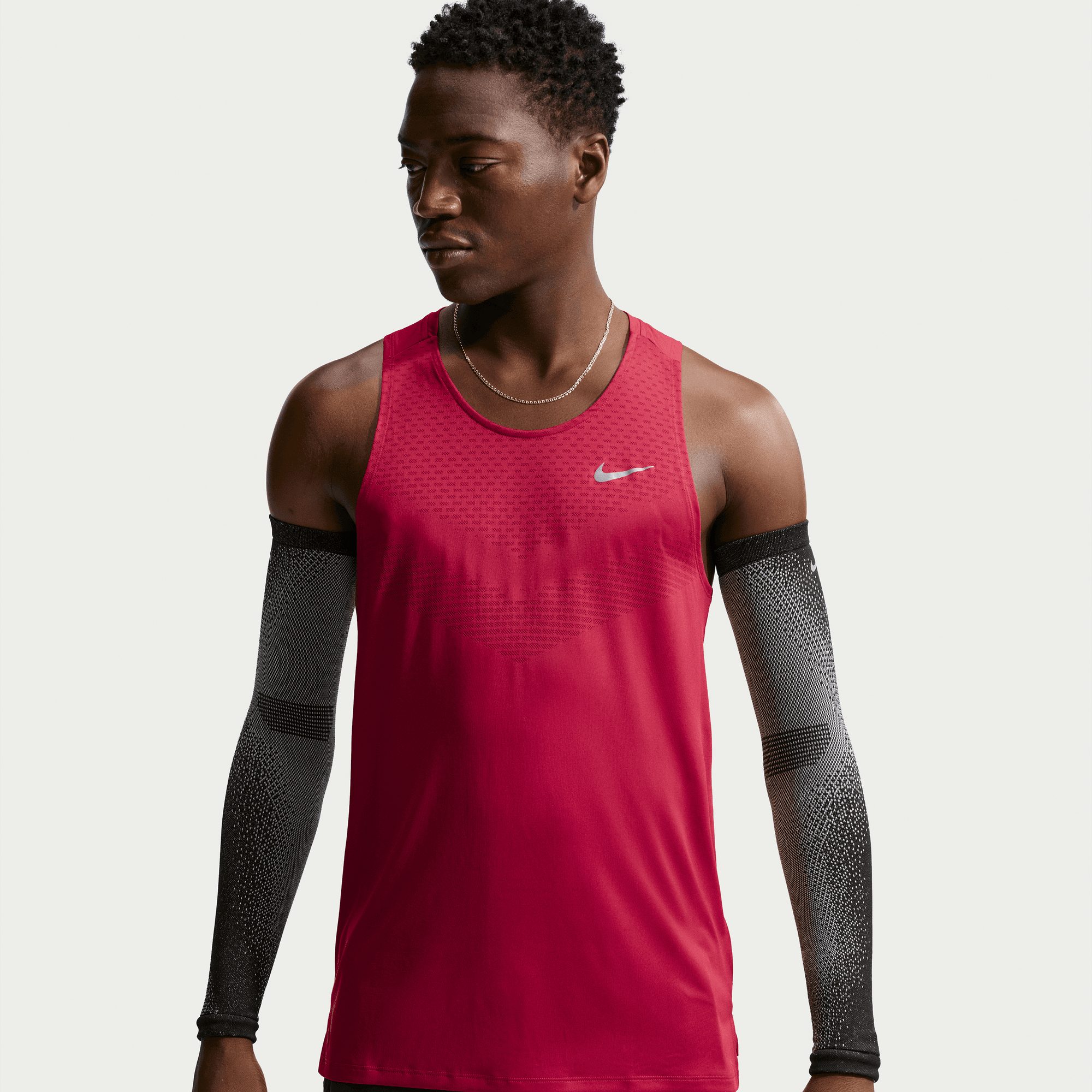 Nike Laufshirt M NK DFADV STRIDE TANK mit reflektierenden Elementen, für Laufen, aus Polyester