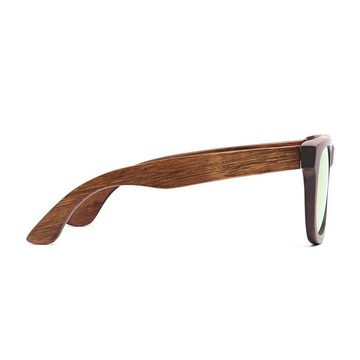 Bonizetti Sonnenbrille (Herren Sonnenbrille Bambus, 1-St)