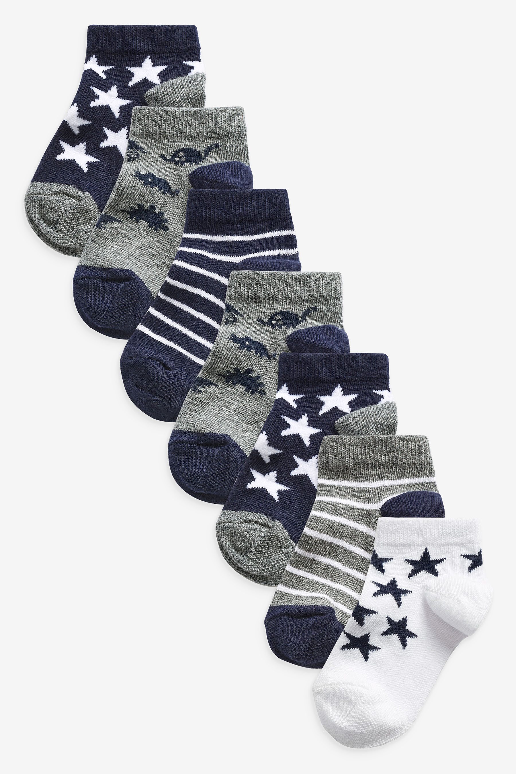 Next Sneakersocken Sneaker-Socken mit hohem Baumwollanteil im (7-Paar)