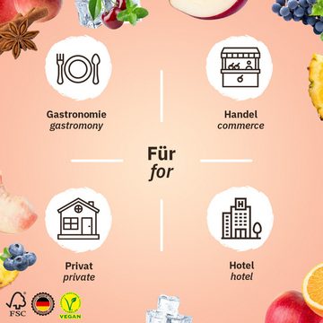 Wunder Zahnstocher Mundpflegecenter Wunder Zahnstocher mit Geschmack - Becher weiß + 80er Single Pack