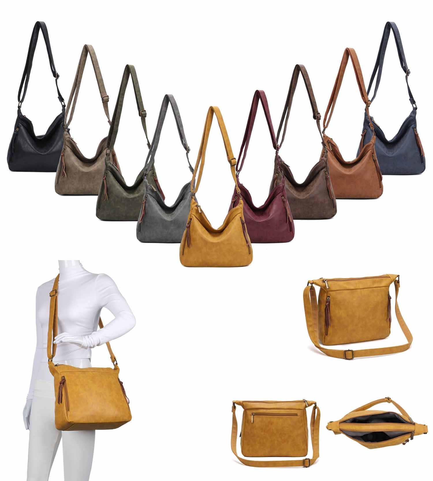 ITALYSHOP24 Schultertasche Damen Tasche Shopper Crossbody günstig online kaufen