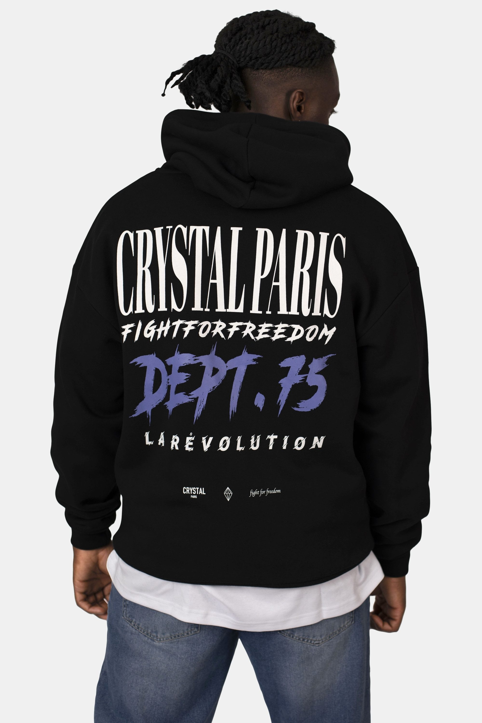 Crystal Paris Kapuzenpullover Dept. 75 (1-tlg)