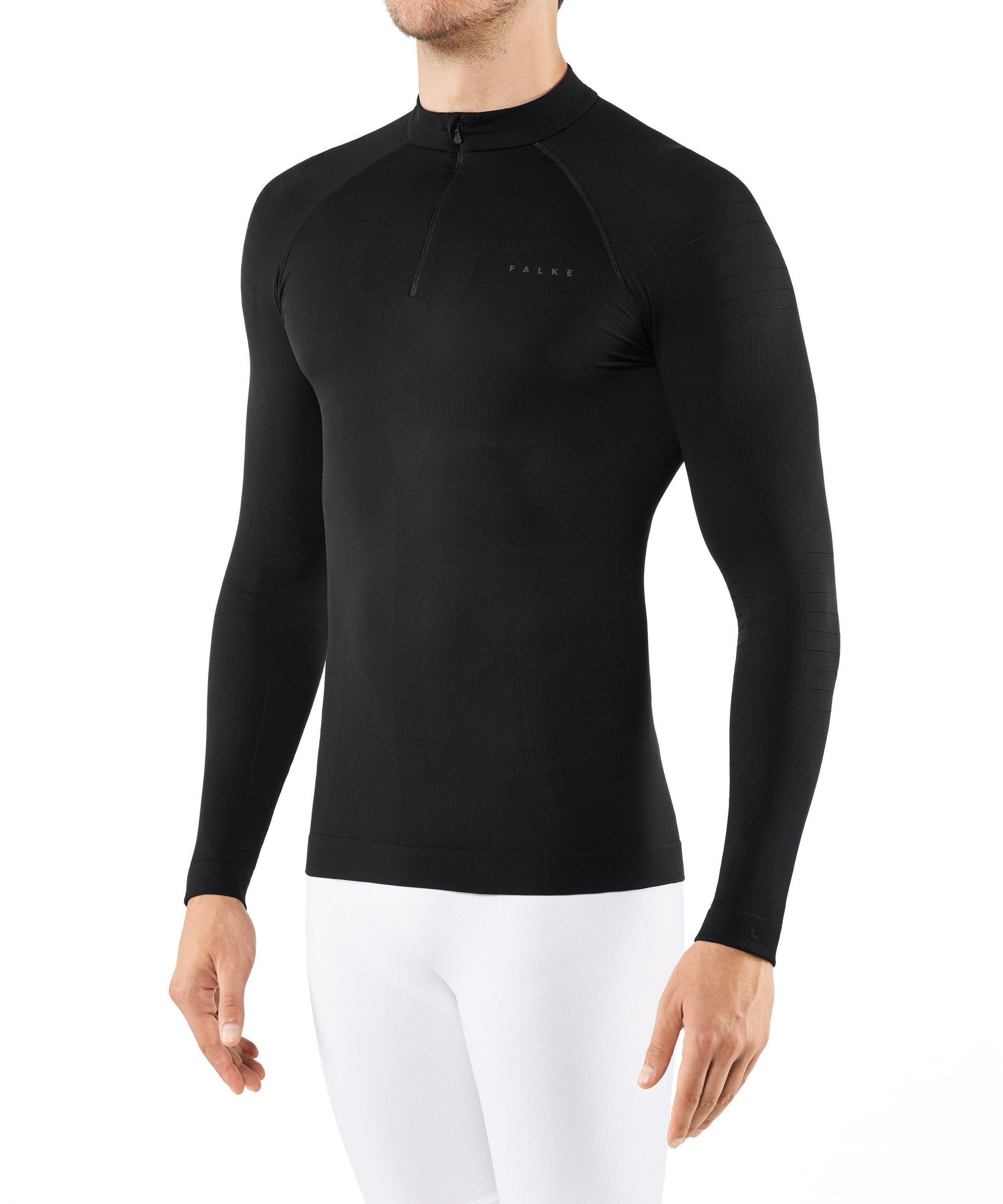 FALKE Funktionsshirt Warm (1-tlg) für milde bis kalte Temperaturen black (3000)