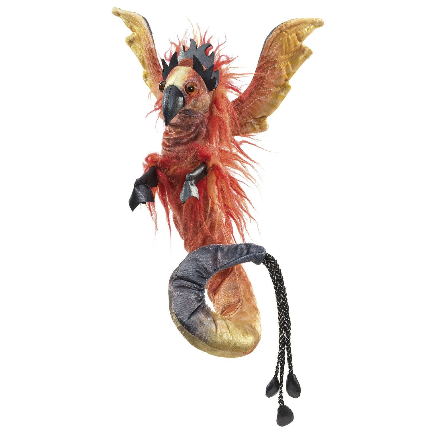 Folkmanis Handpuppen Handpuppe Folkmanis Handpuppe Feuervogel-Armband 51cm, Vogel 3198 (Packung)