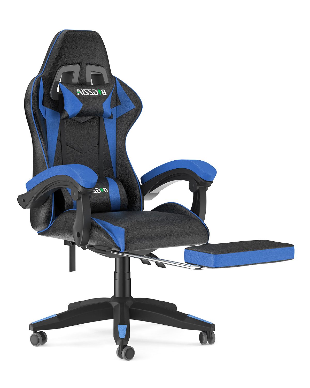 BIGZZIA Bürostuhl Gaming Stuhl mit Fußstütze günstig online kaufen