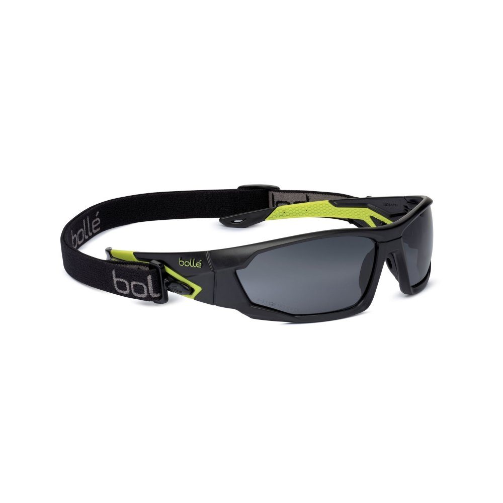 Bolle Sonnenbrille TACT.BRILLE BOLLÉ® ′MERCURO RAUCH′ GRÜN/SCHWARZ Anti-Beschlag- und Anti-Kratzbeschichtung