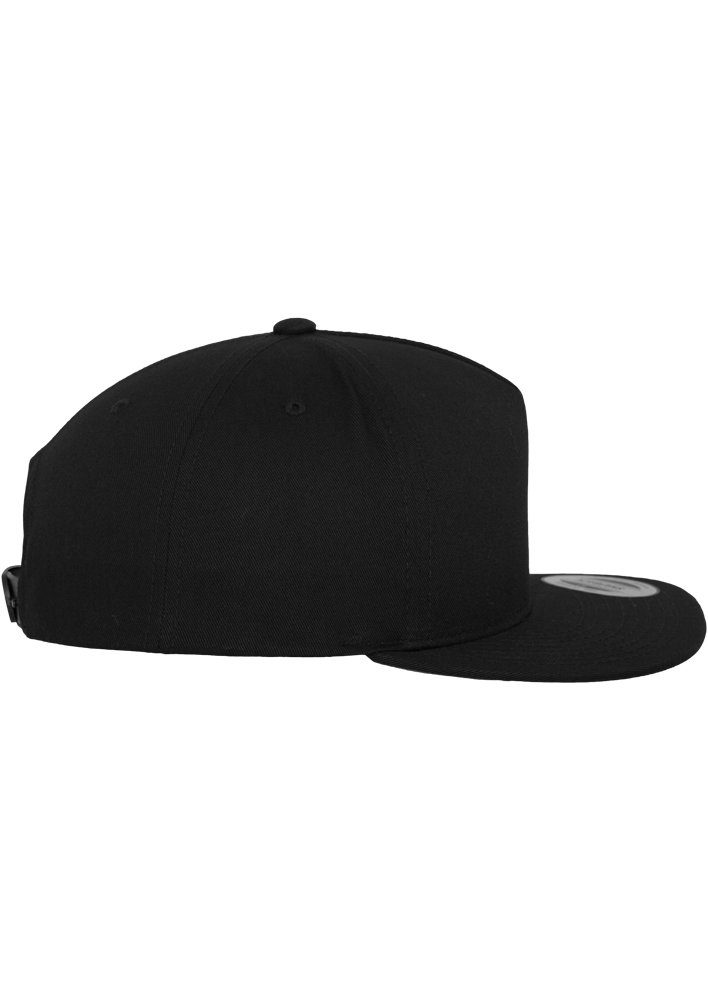 Panel Snapback Cap 6007 Flexfit Classic 5 Flex Flexfit Black