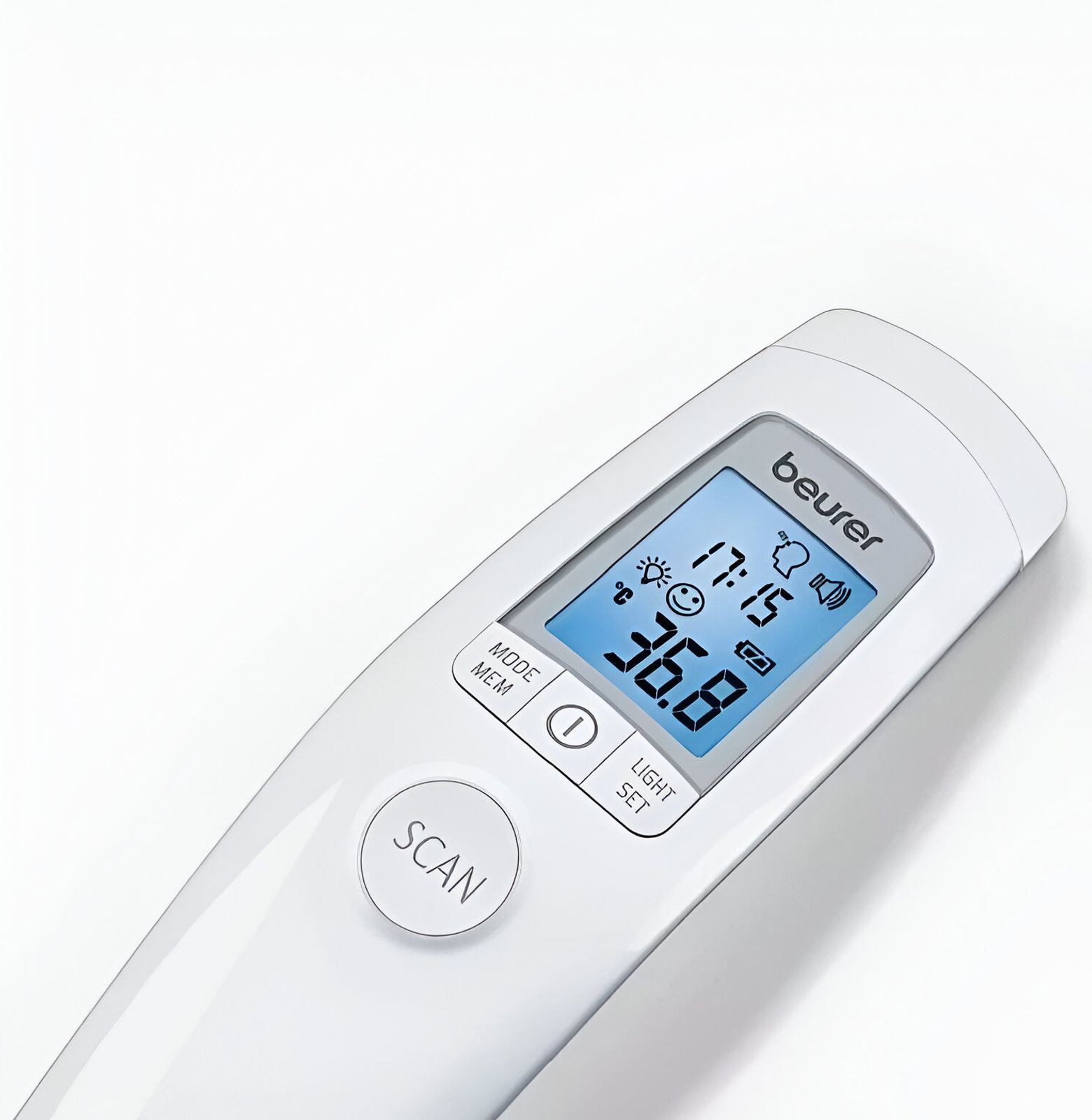BEURER Infrarot-Fieberthermometer Beurer FT90 kontaktloses Fieberthermometer Baby-Thermometer Stirn