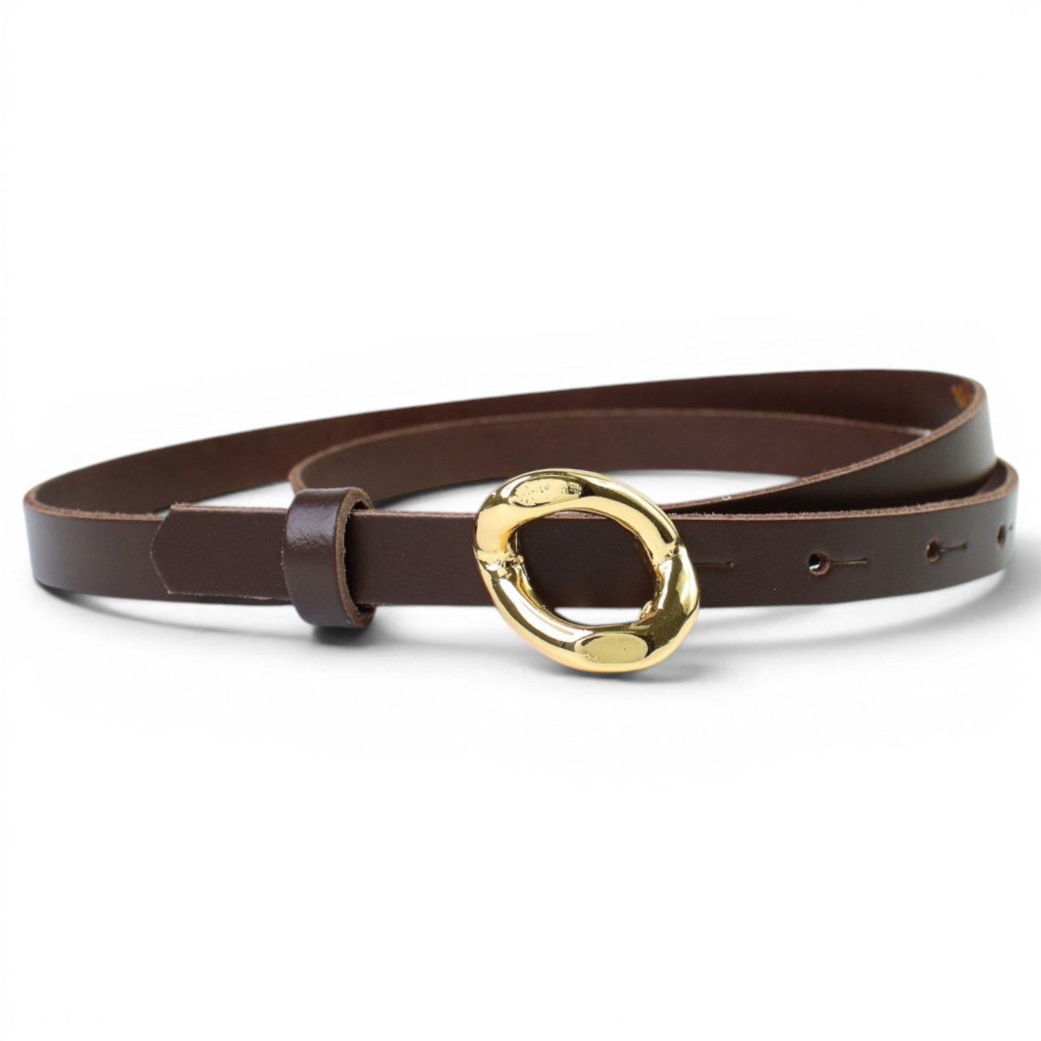 Ledergürtel Damen Rindsleder schmal