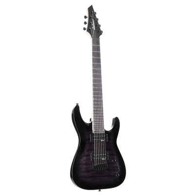 Jackson E-Gitarre, JS Series Dinky Arch Top JS22Q-7 DKA HT AM Transparent Black Burst -