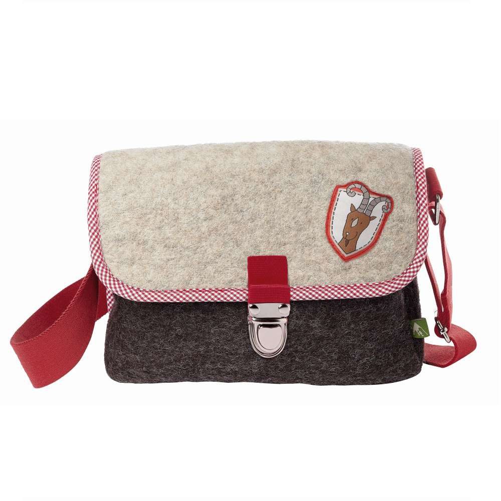 Sigikid Kindergartentasche Sigikid Kindergartentasche 50112 Mountain Beasts grau rot Umhängetasch