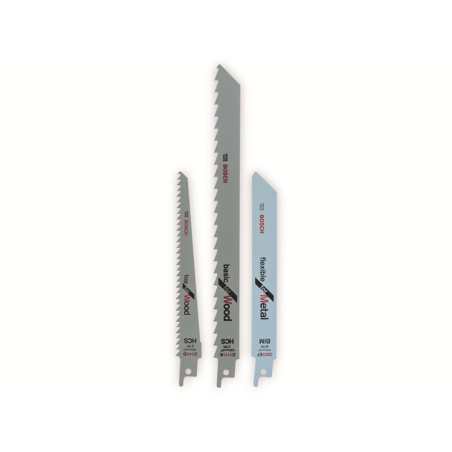 Sägeblatt BOSCH Säbelsägeblatt-Set, S 922 EF, S 644 D, S