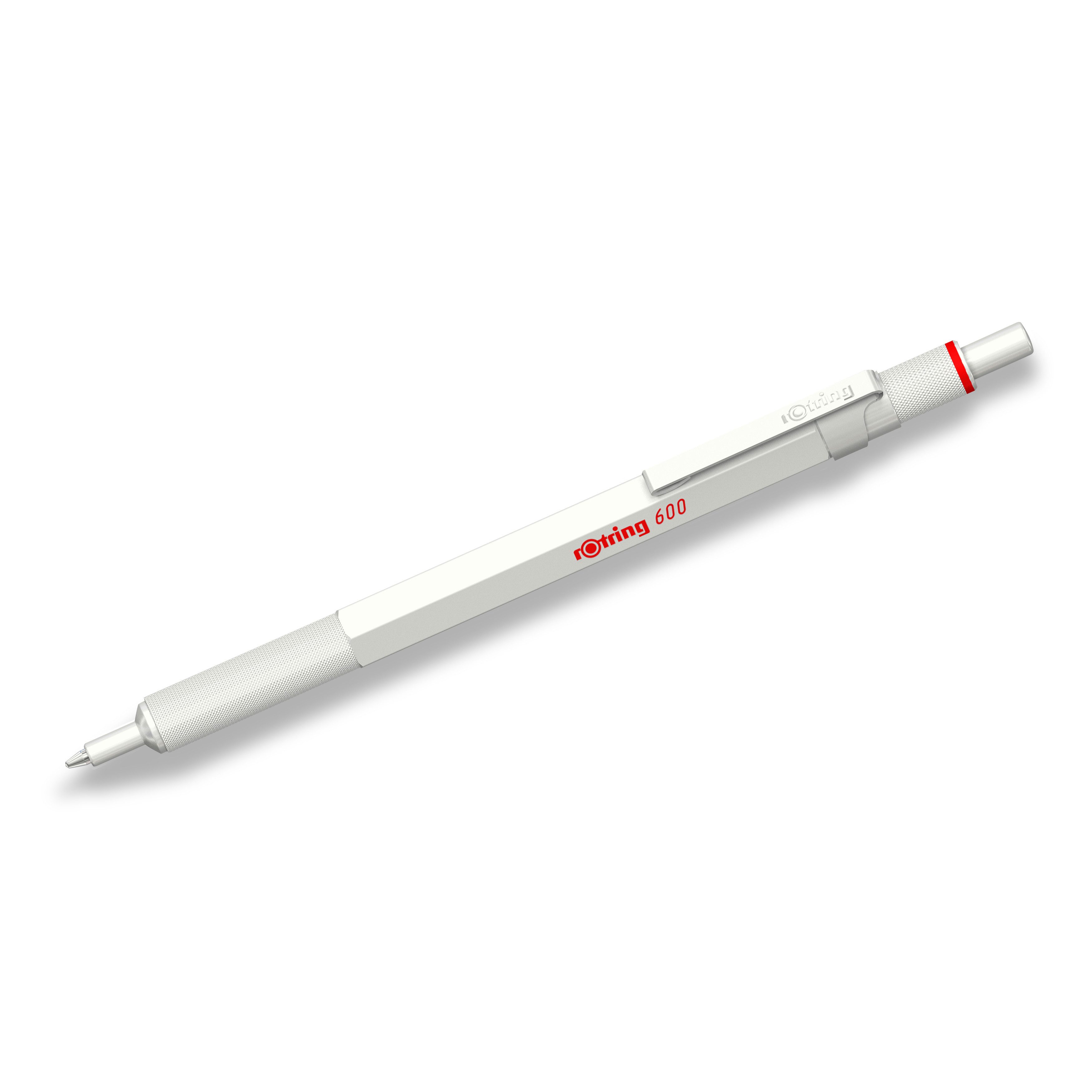 ROTRING Kugelschreiber rotring 2183890 rotring Druckkugelschreiber 600, metallic-perlweiß