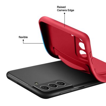 CoolGadget Handyhülle Card Case Handy Tasche für Samsung Galaxy S23 6,1 Zoll, Silikon Slim Schutzhülle mit Kartenfach für Samsung S23 5G Hülle