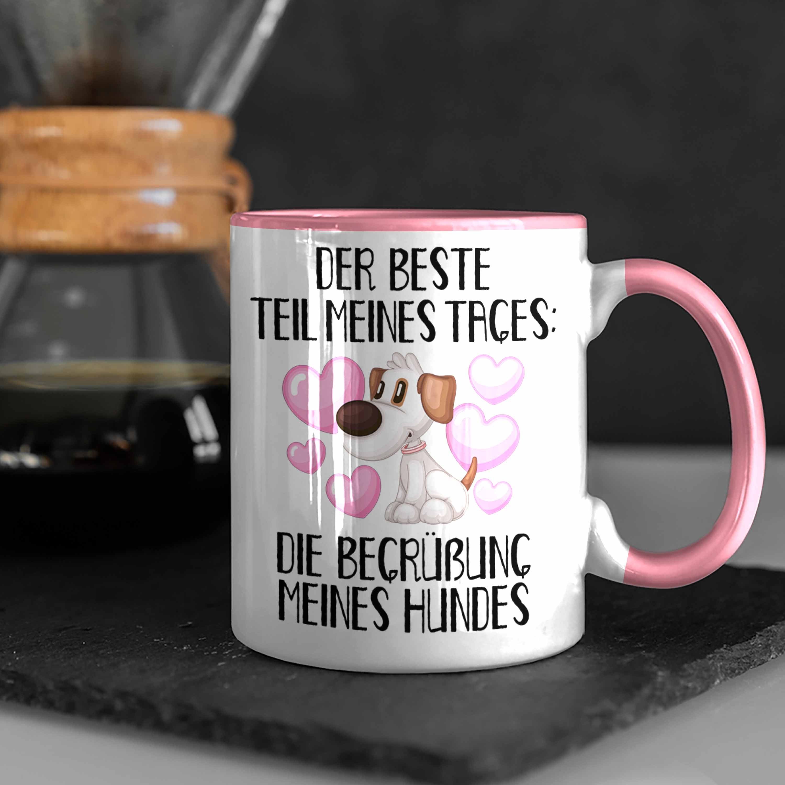 Hundebesitzer Tasse Kaffee-Becher Rosa Teil Tasse Die B Bester Tages Trendation Geschenk Des