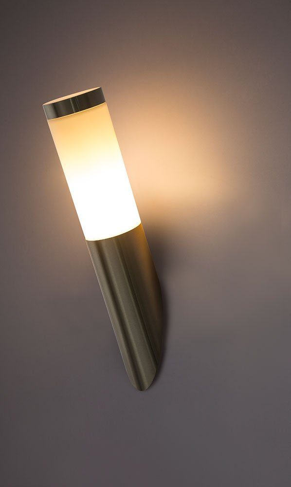 Leuchte Lampe Außen-Wandleuchte, Leuchtmittel Licht Aussenleuchte etc-shop inklusive, Aussenbeleuchtung Aussenlampe nicht