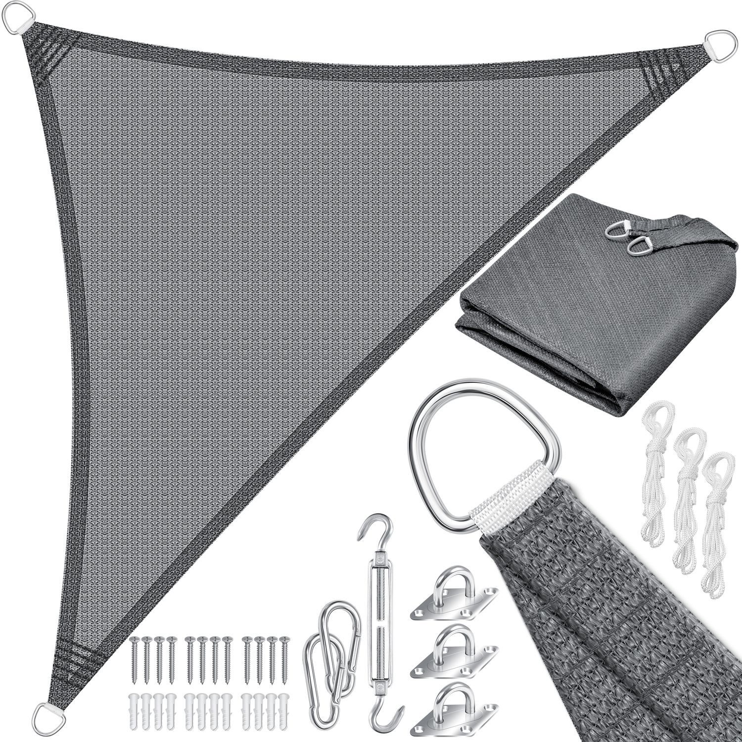 KESSER Sonnensegel, Sonnenschutz Windschutz HDPE Gewebe wasserabweisend & windabweisend