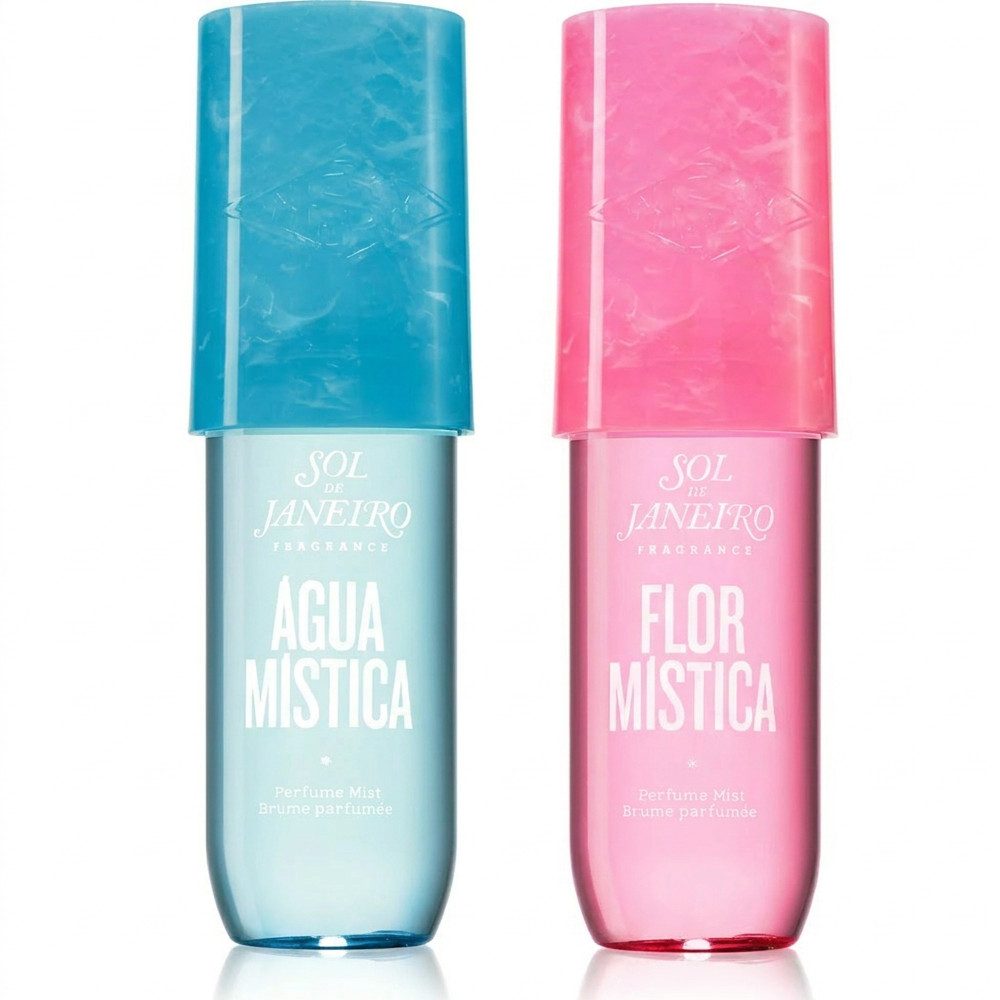 Sol de Janeiro Gesichts- und Körperspray Sol de Janeiro Mystica Mist Duft Duo Agua Mistica Flor Mistica, Limitierte Body Mist Düfte im harmonisch abgestimmten Duo