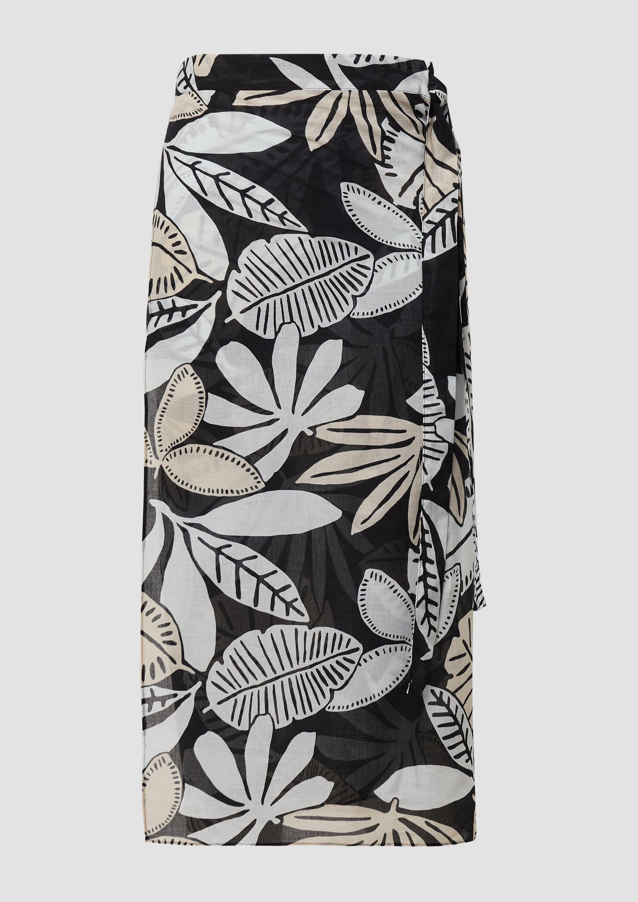 s.Oliver Midirock Indoor-Poncho Pareo mit Artwork