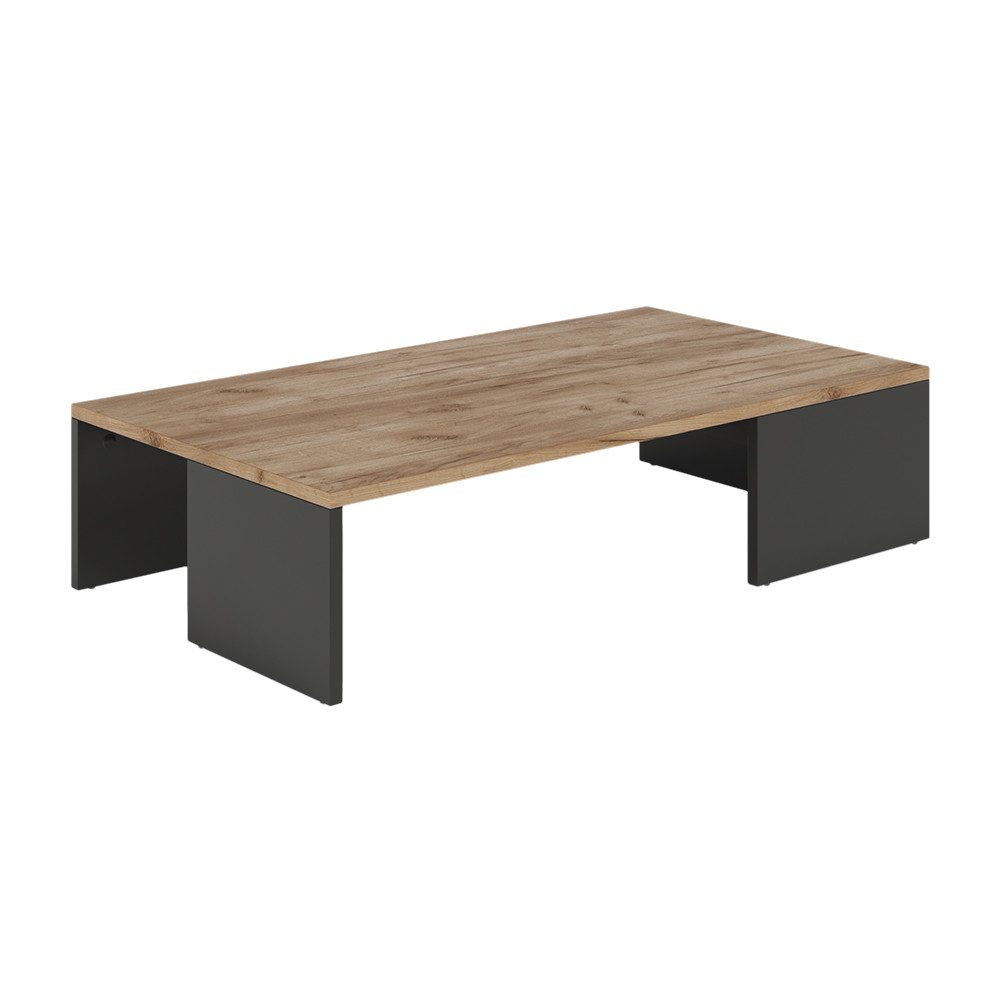 Vicco Couchtisch Hardi, Anthrazit/Goldkraft Eiche, 90 günstig online kaufen