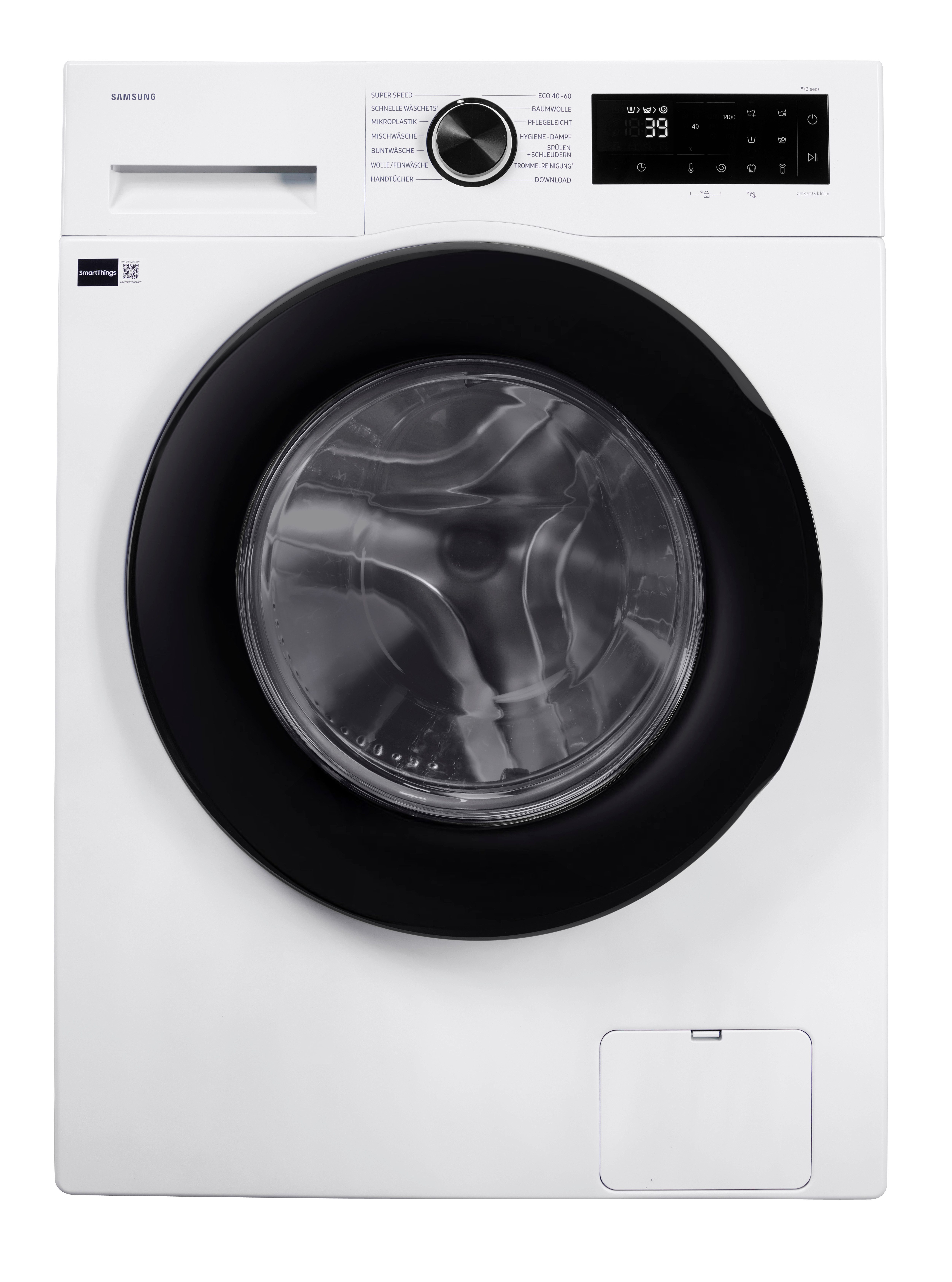 Samsung Waschmaschine WW5000F WW1EFG5U34AEEG, 10 kg, 1350 U/min, AI Ecobubbleᵀᴹ - Effizient und schonend waschen
