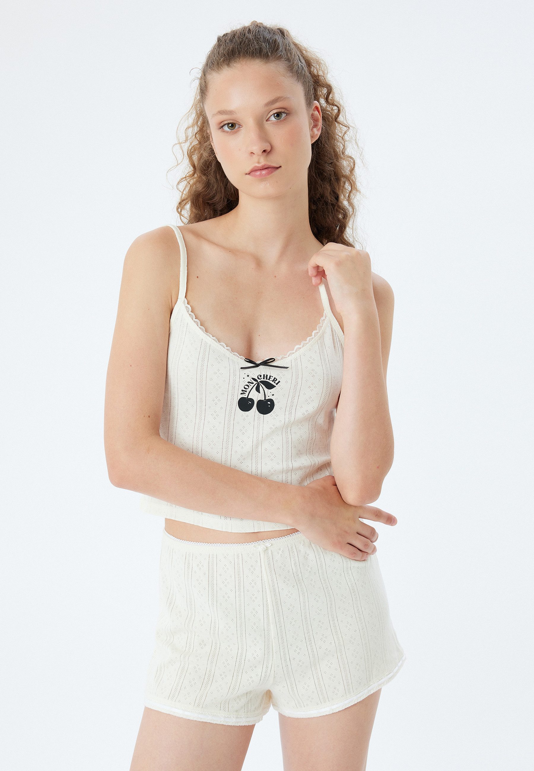 Koton Tanktop U-Kragen Ärmellos