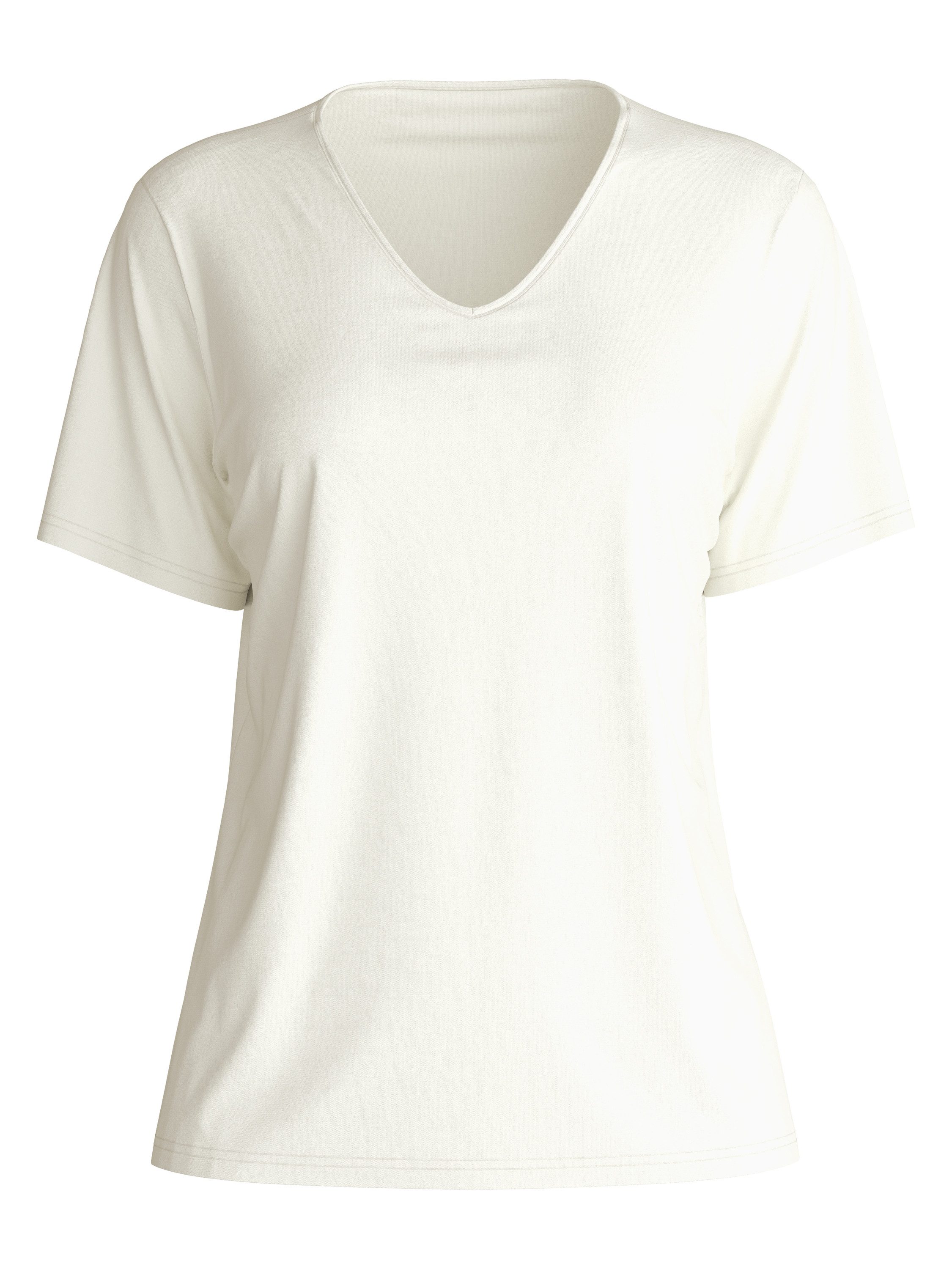 CALIDA Kurzarmshirt Favourites Damen (1-tlg) Bio-Baumwolle, pflegeleicht, atmungsaktiv, lockerer Schnitt