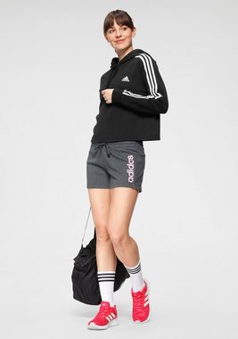 adidas Sportswear Kapuzensweatshirt ESSENTIALS 3-STREIFEN CROPPED HOODIE