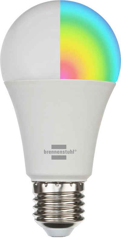 Brennenstuhl LED-Leuchtmittel Connect WiFi SB 810, E27, Farbwechsler, SmartHome-fähig, mit Timer