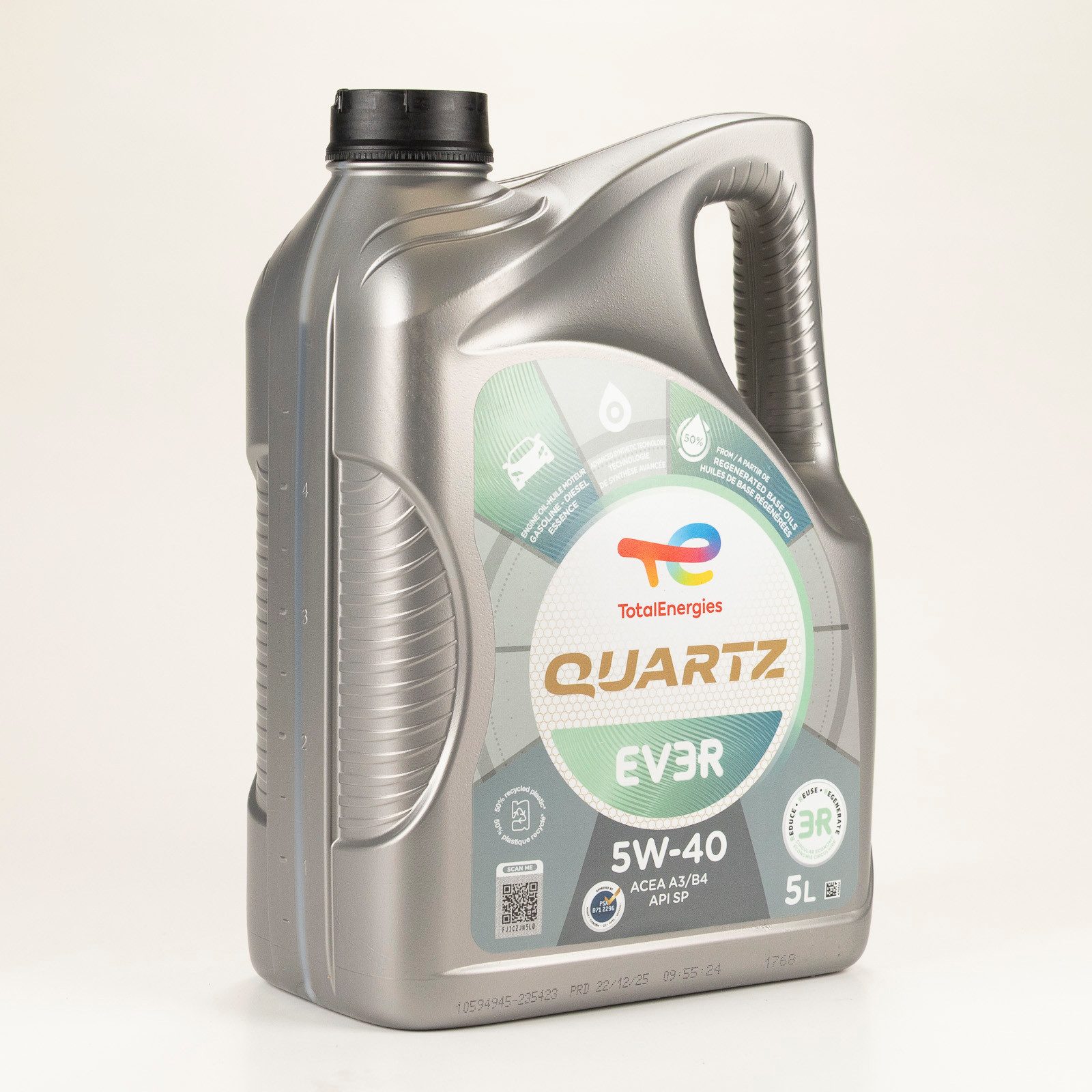 TotalEnergies Motoröl Total Quartz EV3R 5W-40 235423 5 Liter