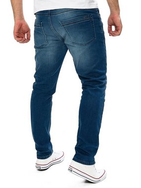 Yazubi Slim-fit-Jeans »Herren Sweathose in Jeansoptik Erik« Schmale Jeans, mit Stretch-Anteil