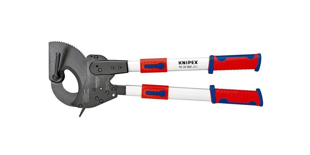 Gesamtlänge Kabelschneider Mehrkomponenten-Hüllen 60 Knipex 630 mm) brüniert mm (740 mm Kabelmesser