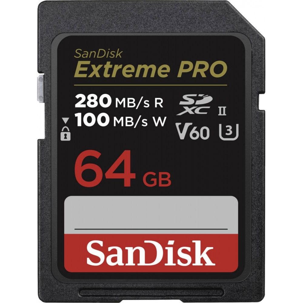 Extreme PRO SDXC 64 GB - Speicherkarte - schwarz Speicherkarte