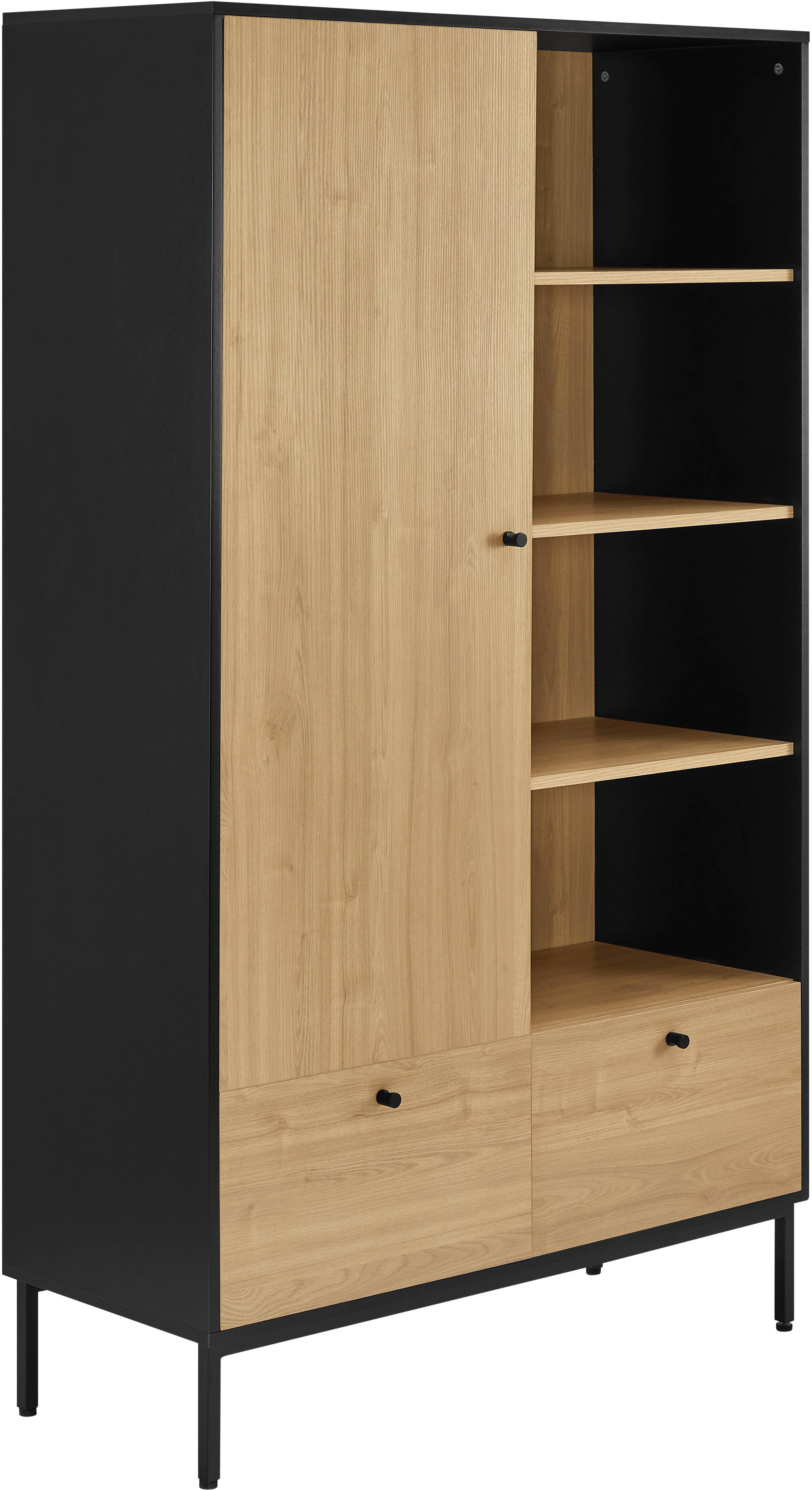 OTTO home Highboard Tayler, pflegeleichte Melaminoberfläche, Metallgestell, Breite 100 cm