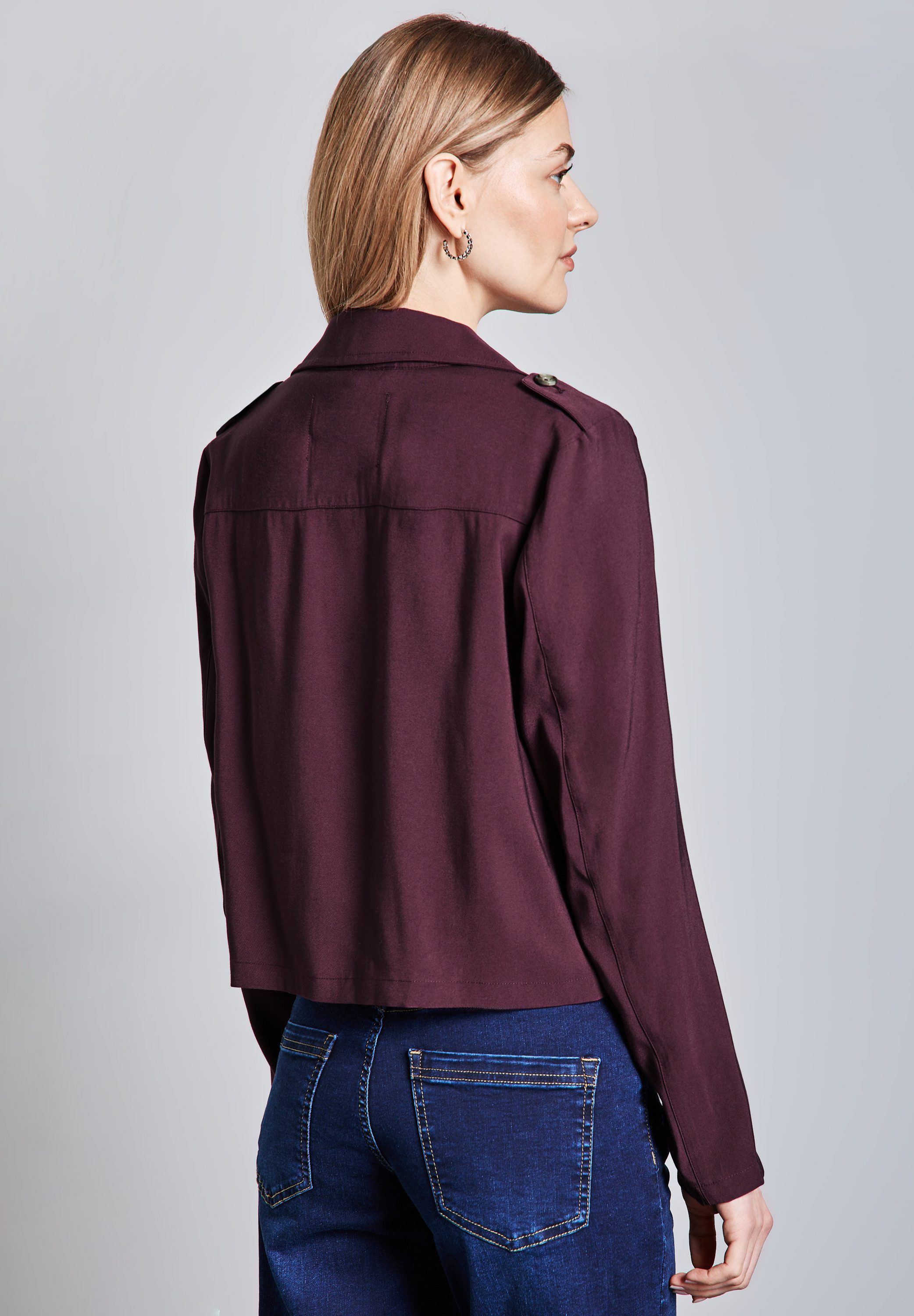 STREET ONE Kurzjacke mit Reverskragen
