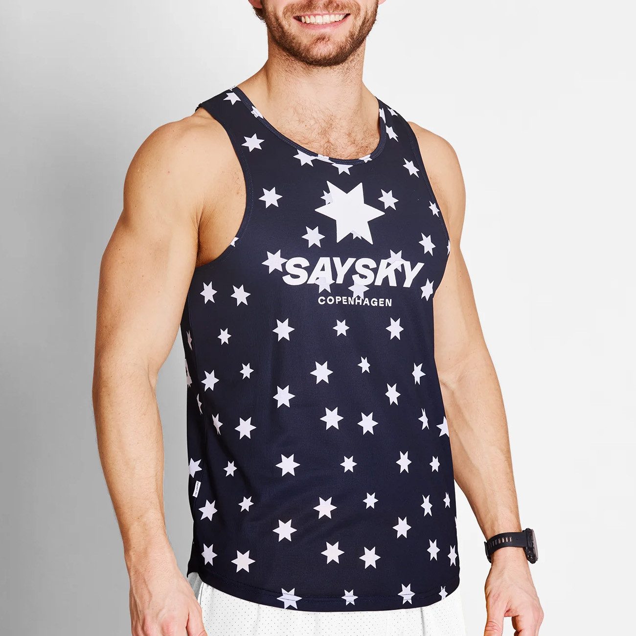 Saysky Laufhose Saysky Star Combat Singlet Blue White