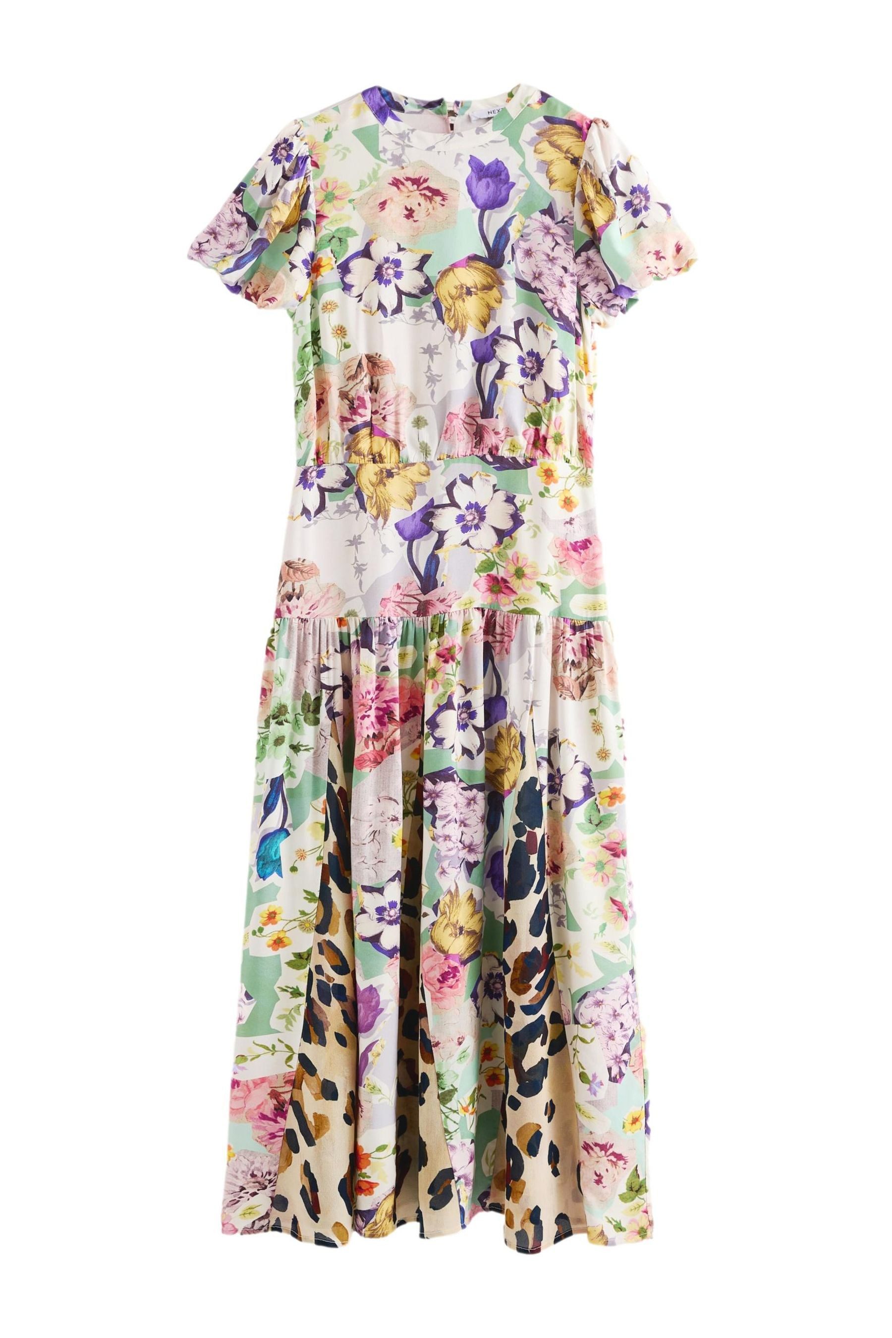 Next Midikleid Kurzärmeliges T-Shirtkleid mit geteiltem günstig online kaufen