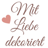 Mit Liebe dekoriert