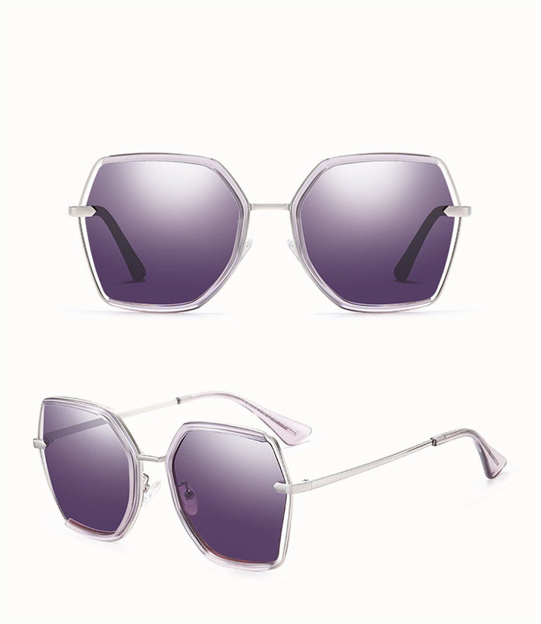 Sonnenbrille Sonnenbrille, Braun polarisierte DÖRÖY Sonnenschirme Sonnenbrille Damen Mode Box