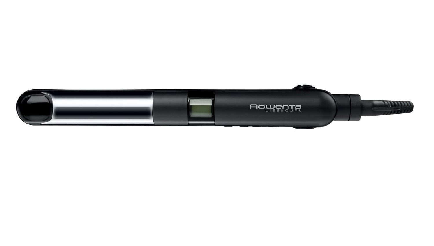 Rowenta Glätteisen 2‑in‑1 Haarglätter – Glätten & Locken, Ionen, Keramikplatten, Schnellaufheizend, schmale Platten, LC-Display, federnd, ergonomisch schwarz
