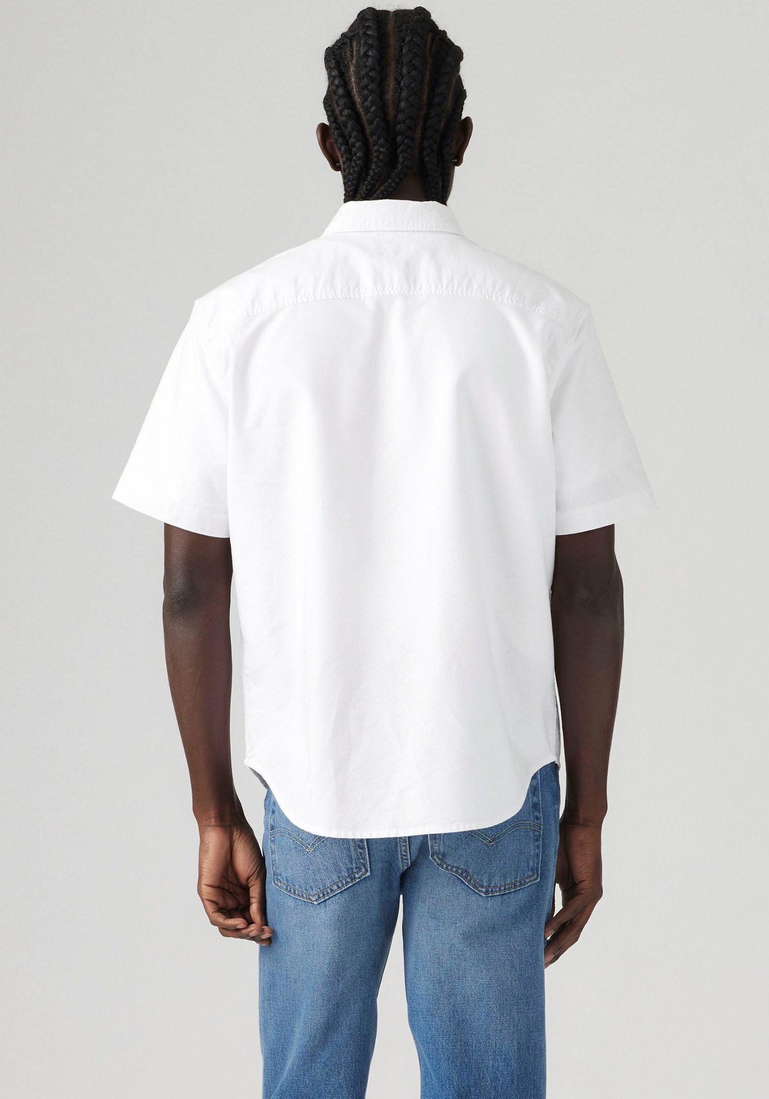 Levi's® Kurzarmhemd SS AUTHENTIC BUTTON DOWN mit kleiner Logostickerei auf der Brust