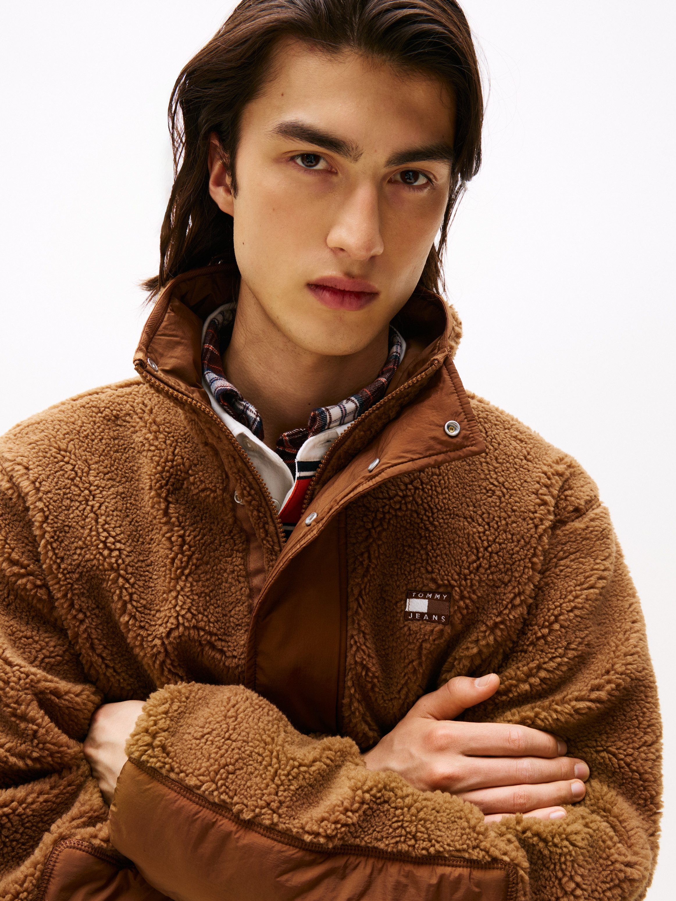 Tommy Jeans Steppjacke TJM ESSENTL MIX TEDDY Übergangsjacke relaxed fit, mi günstig online kaufen