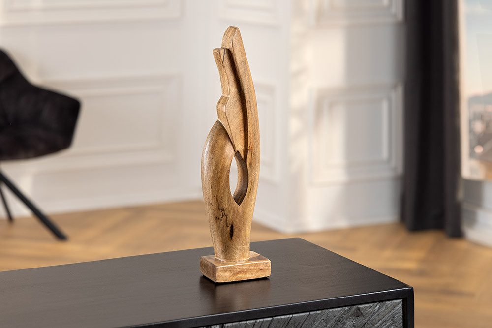 riess-ambiente Dekoobjekt AMARA 45cm natur – Mangoholz, handgefertigt, Design, Skulptur (Einzelartikel, 1 St), Deko-Holzfigur für Wohnzimmer & Regal – ideal für – Bild 3 von 5
