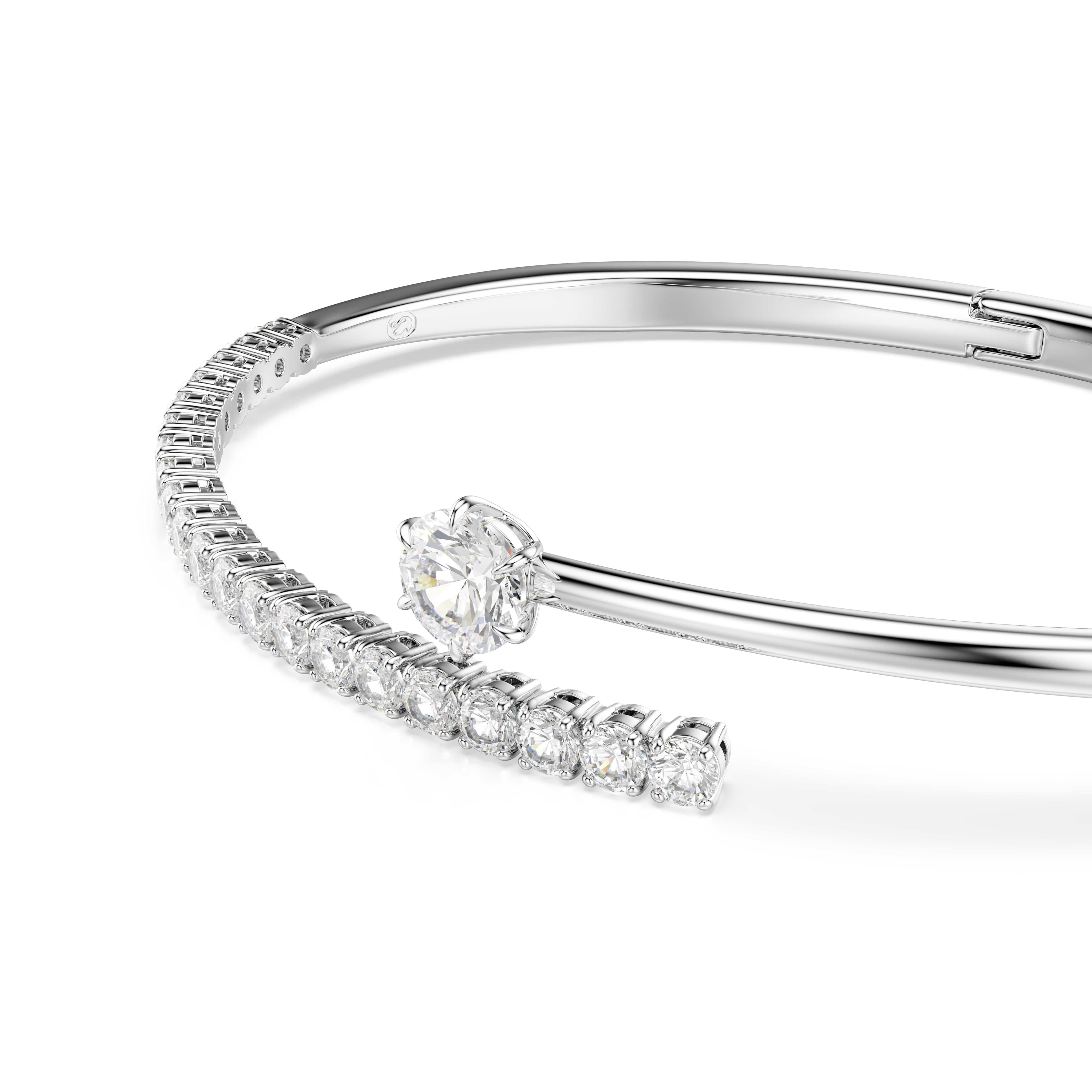 Swarovski Armspange Schmuck Geschenk MATRIX Armreif, mit Swarovski® Kristall, Zirkonia (synth)