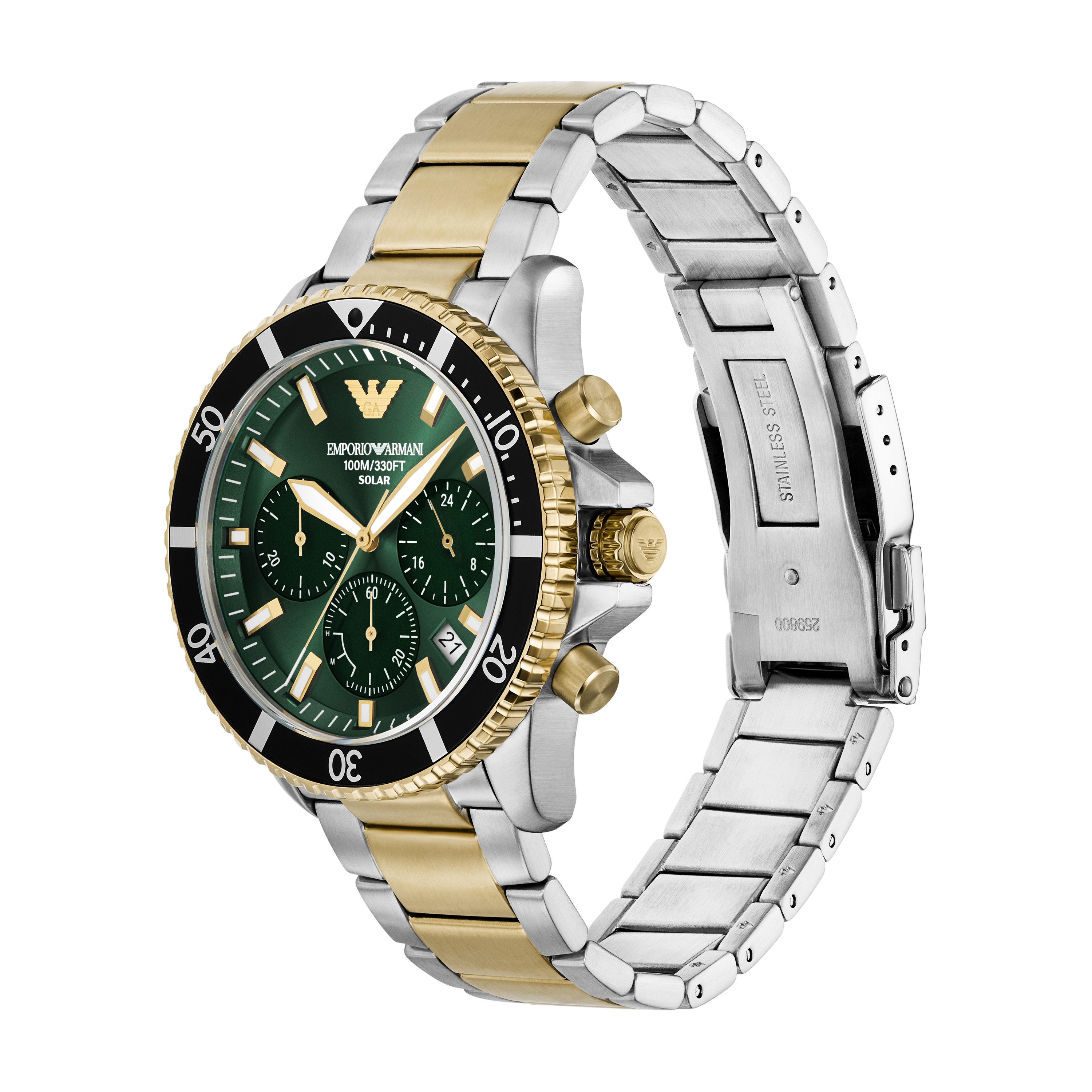 Emporio Armani Chronograph AR11695, Armbanduhr, Solar, günstig online kaufen