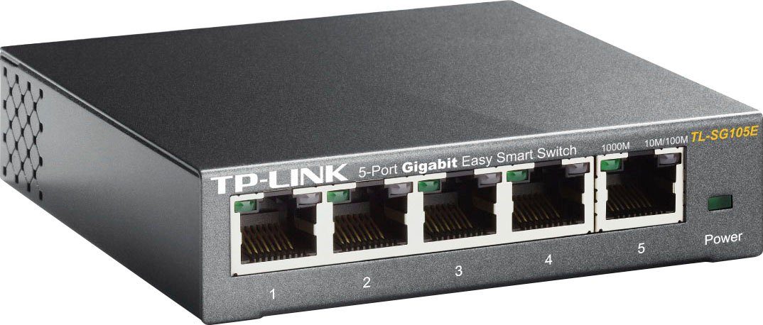 tp-link TL-SG105E 5-Port Netzwerk-Switch