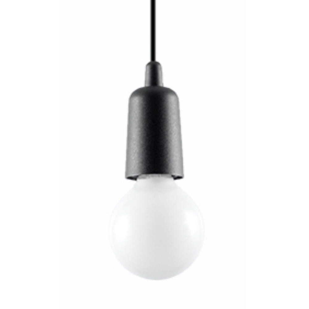 famlights Pendelleuchte Pendelleuchte Dani in Schwarz E27 1-flammig