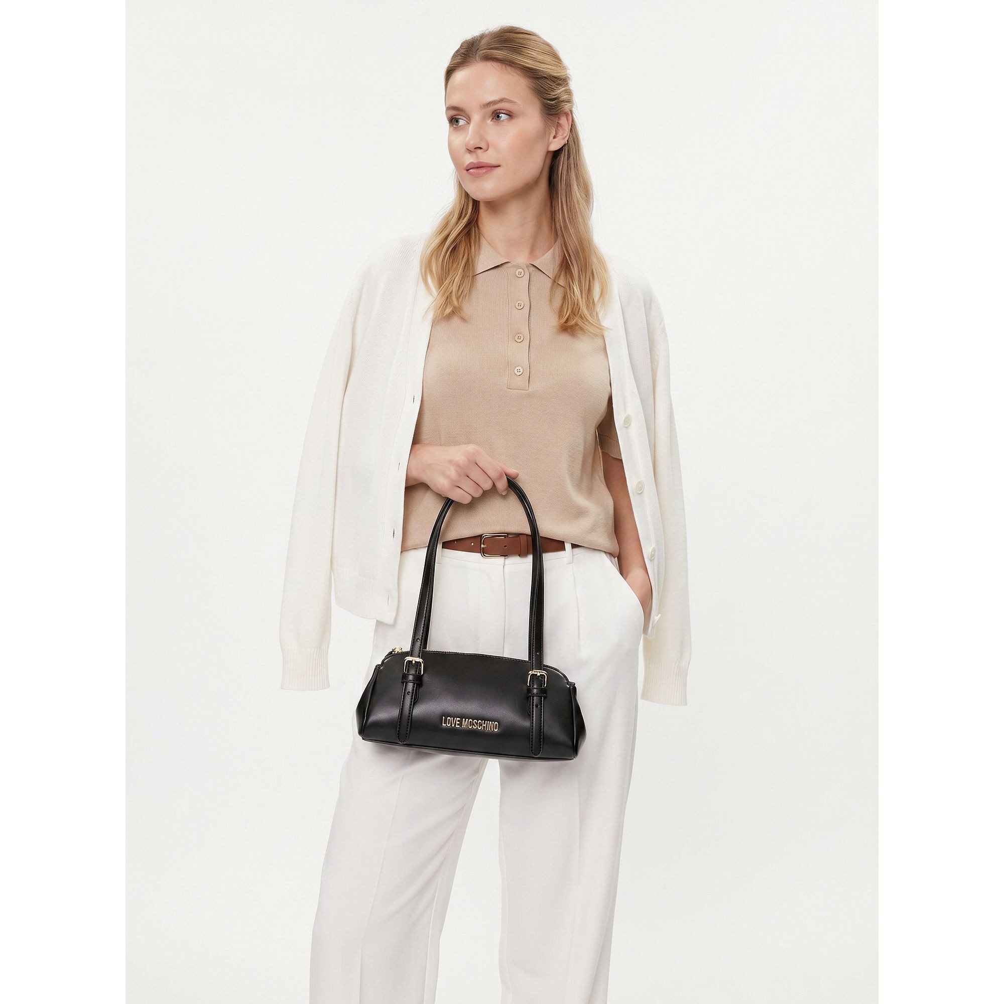 LOVE MOSCHINO Schultertasche, Polyurethan