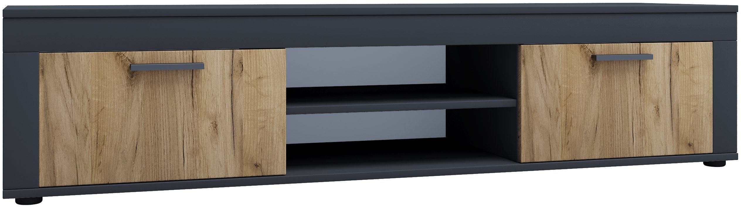 VCM TV-Board Holz TV Lowboard Möbel Fernsehschrank Usilo XL