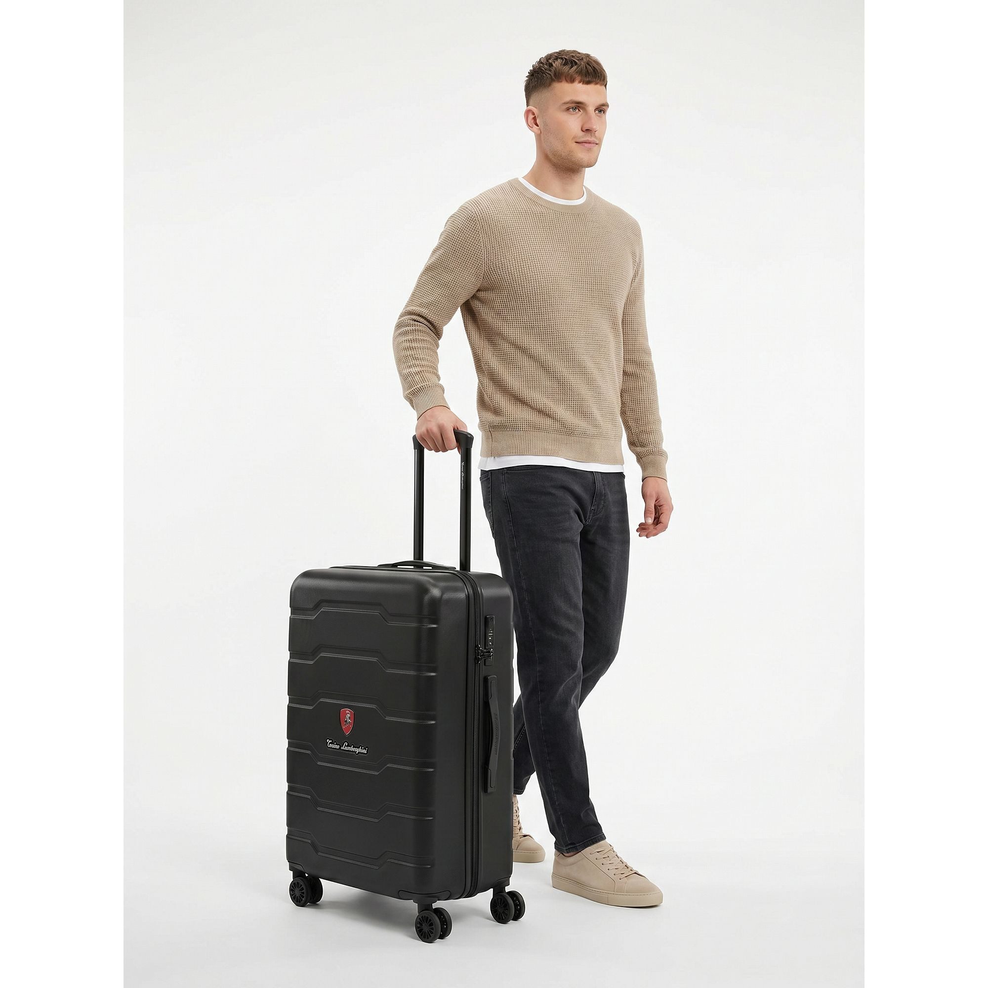 Tonino Lamborghini Hartschalen-Trolley Bologna, 4 Rollen, ABS